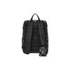 MLB Monogramm Serie Vintage Floral Bedruckt Buchstaben Logo Reißverschluss Nylon Laptop Rucksack Unisex Rucksack Schwarz 3ABKM022N-50BKS