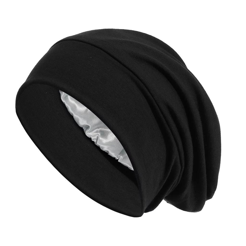 Female Soft Satin Lining Muslim Headscarf Hat Sleeping Hat Head Hair Loss Cap Arabic Indian Hat