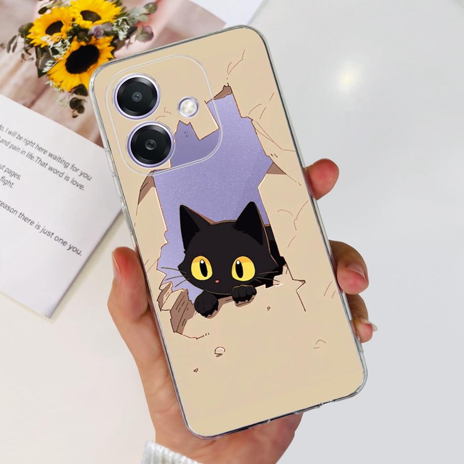 For Oppo A3x A3 Pro Phone Case Soft Silicone Back Cover Flower Butterfly Love Heart Slim Matte Funda OppoA3 A3Pro OppoA2 CPH2683
