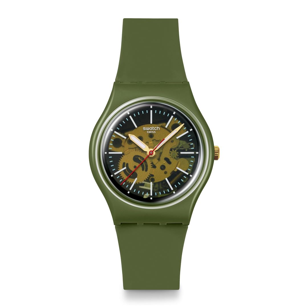 

[Swatch] Часы THRU THE GREENERY SO28G110 Зеленый