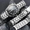 18mm20mm22mm Quality 316L Silver Stainless Steel Watch Bands Strap Accessories For Omega Seamaster Speedmaster Planet Ocean Belt