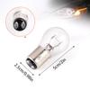 10pcs 1157 BAY15D LED Turn Singal Light Car Boat Reverse Brake Backup Lamp Tail Light Transparent Light Bulb DC12V Accessories