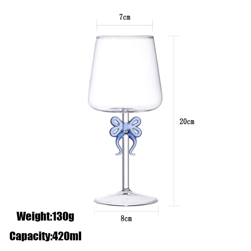 

Элегантный розовый бант бокал для красного вина бокал для шампанского креативный искрящийся бокал для вина для бара вечеринки мероприятия синий