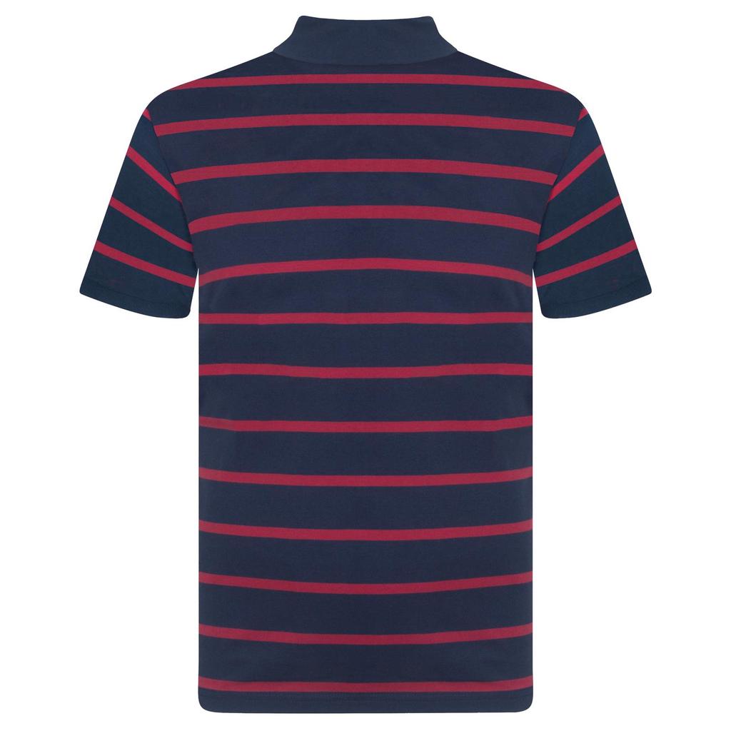 FC Barcelona Mens Striped Polo Shirt