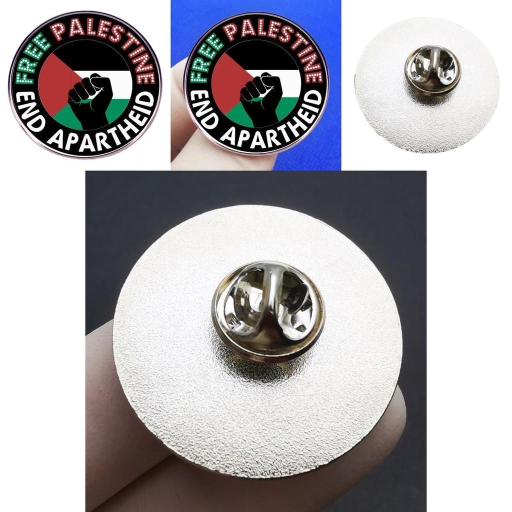 Free Palestine Anstecknadel Brosche Dekoratives und robustes Metalllegierungsabzeichen Accessoire