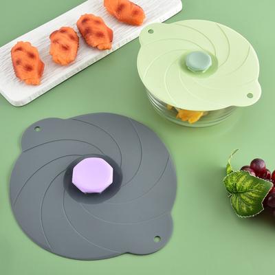 Dustproof Silicone Pot Cover Reusable Silicone Lids New Sealed Pot Cover  Food Storage