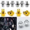 10/20 stuks Autoschroeven Wielnaaf Decoratieve Kunststof Schroeven Auto Banden Ombouw Accessoires Platkop Gepolijst Oppervlak Opschroefschroef