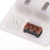 1/3Pcs Batteries Shell Plastic 2x3x AAA Rectangular Embedded Battery Holder Storage Box Case With Switch Cover