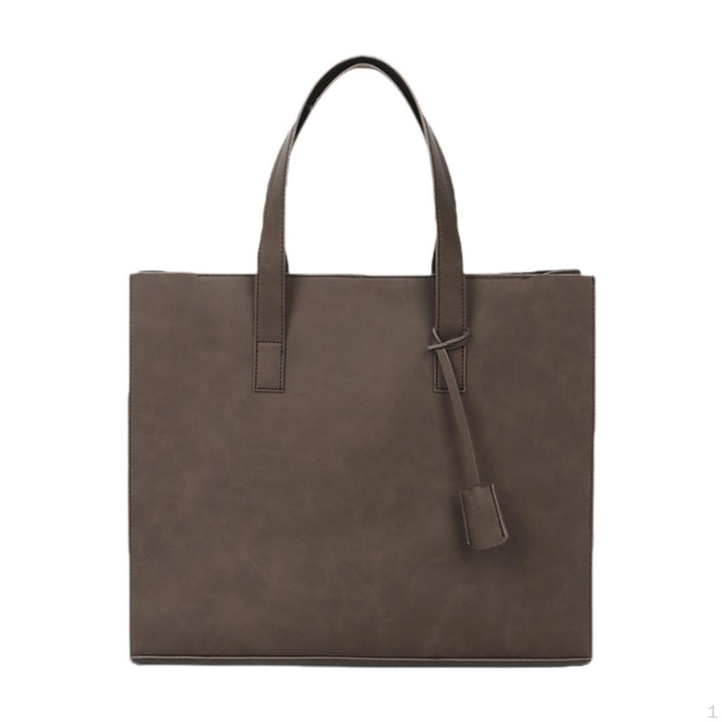 Men's Classic Leather Tote Bag for Work And Travel