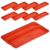 10Pcs Reusable Plastic Plant Saucer Rectangular Sturdy PP Material Plant Drainage Tray for Pots Bonsai Window Sill Flower Pot