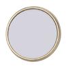 Trend Sublimation Badge Gold Round Brooch Accessories Pin Denim Badge for Women