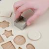 3Pcs Metal Cookie Cutter Geometric Forms for Cookies Set Easy Press Pastry Fondant Biscuit Baking Mold baking accessories baking