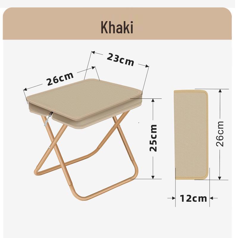Portable Folding Stool and Pencil Case for Camping and Students