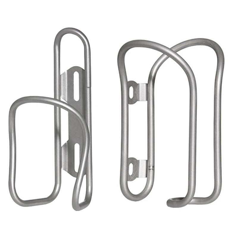 

Bicycle Kettle Rack Titanium Alloy Hollow Riding Water Bottle Cage Holder With Screws Bike Cycling Parts Style A