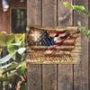 Metal Wall Art Vintage Tin Sign 8x12 Inch Rustic American Flag Constitution Design Patriotic Decor We The People