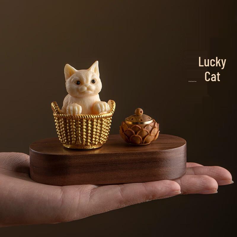 OLOMM Lucky Cat Car Air Freshener Ornament