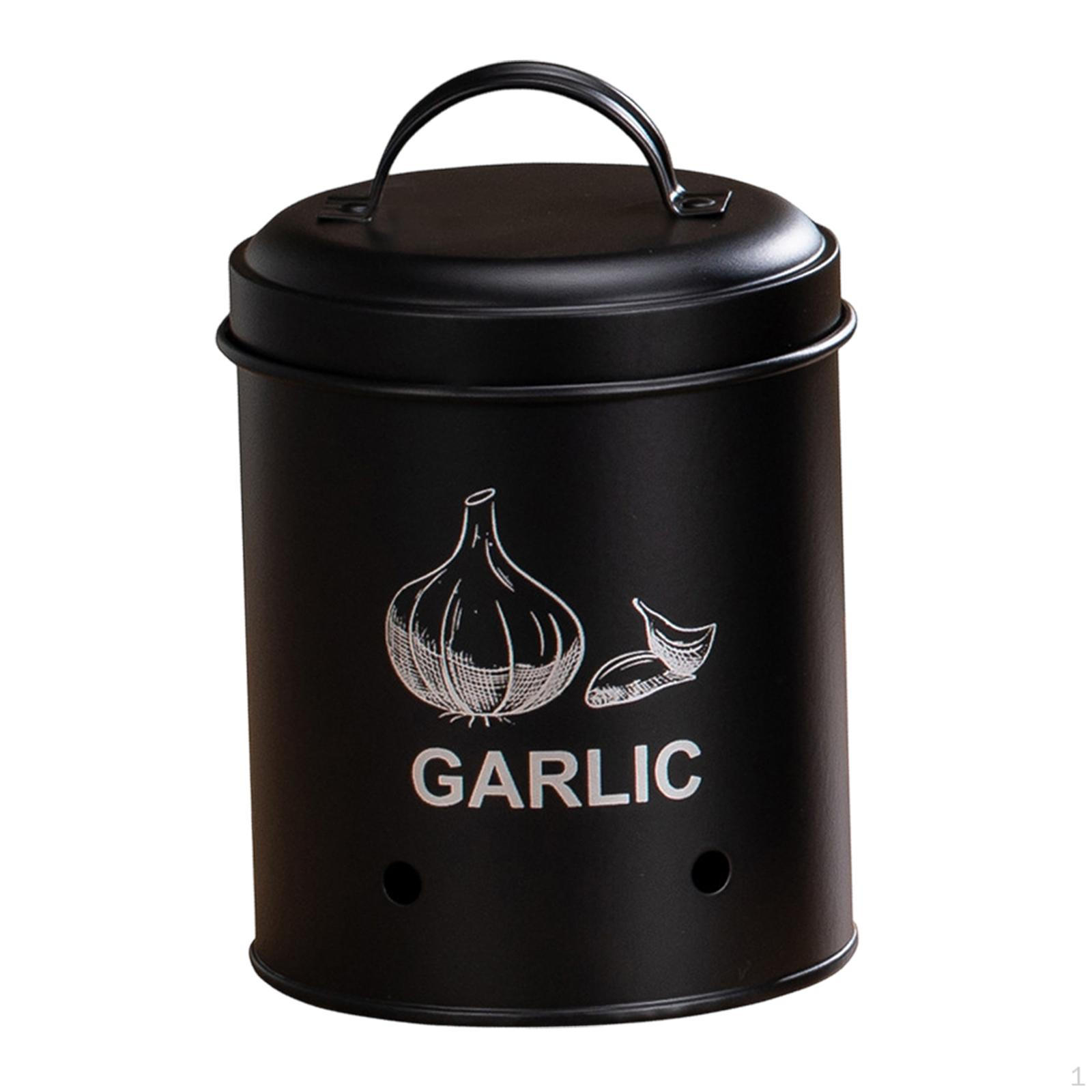 

Фермерский кухонный контейнер для хранения овощей, жестяная банка, удобный в использовании с крышкой S