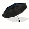 1pc Black Cat Art Automatic Open/close Folding Umbrella, Compact Portable Travel Umbrella,Durable Construction Yy250814199