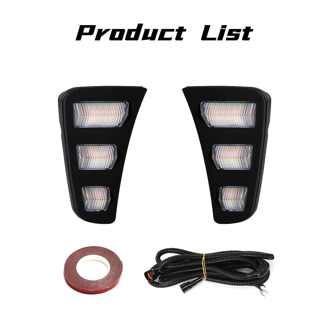 

Светодиодные ДХО для Kia Pegas 2018 2019 дневные ходовые огни динамические указатели поворота противотуманные фары авто белые желтые синие автомобильные аксессуары 12 В