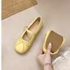 French Inner Height Increase with Mary Jane Shoes Women's Summer 2025 New Small Fragrant Style with Skirt Light Mouth Single Shoes