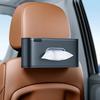 Car Tissue Box Cover Leather Universal Center Console Armrest Paper Towel Storage Bag Auto Seat Back Hanging Tissue Organizer