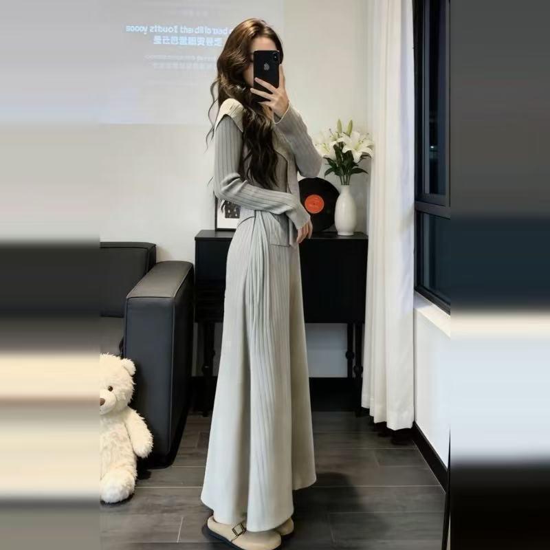 Women's Slimming Two-Piece Set: Casual Hoodie & Bow High-Waist Skirt for Early Spring 2026