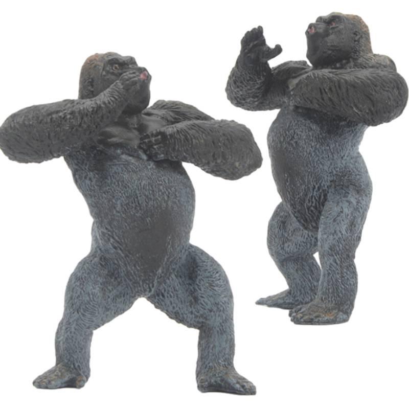 Realistic Solid Pvc Animal Model Toy Decoration Lion Elephant Rhino Tiger