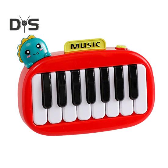 15 Keys Pocket Piano Mini Electronic Piano with Illuminated Keys for Kids Portable Music Instrument Children's Early Education Toy