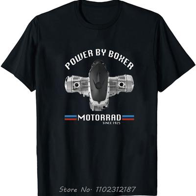 Men Boxer Engine R1200gs 1200 Gs R Adventure R1200rt Rt R R1200r T-shirt Casual Cotton T Shirt Fitness Tops Tees O-neck Tshirt