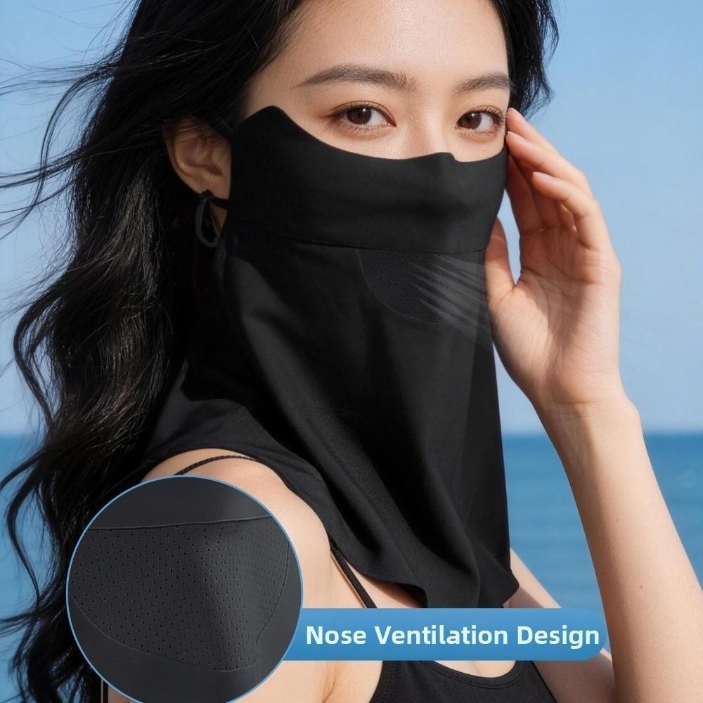 Shoulder/Neck Protection Sunscreen Seamless Face Mask UPF100+ 360° Wrap-around Facekini  Outdoor