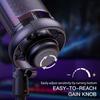 RGB Capacitor Wired Microphone for Gaming, Singing, Live Broadcast & Recording with Sound Card (ME6S)