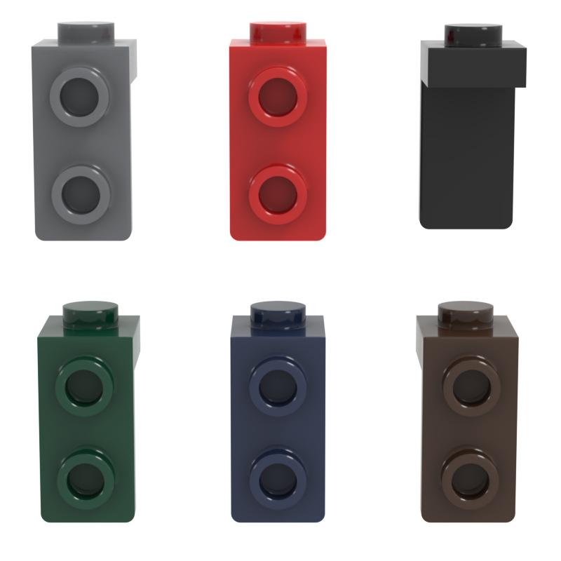 PLATE 1X1, W/ 1.5 PLATE 1X2, DOWNWARDS Compatible 79389 Self-Locking Bricks Building Blocks Toys Accessories