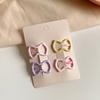 4Pcs Hairpins Hollow Star Heart Butterflies Shape Hair Clips Soft Macaron Colors Gentle BB Clips Kids Hair Accessories
