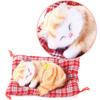 Simulation Cute Animal Sleeping Cats with Sound Christmas Party Decor For Home Decoration Adornmant Accessories