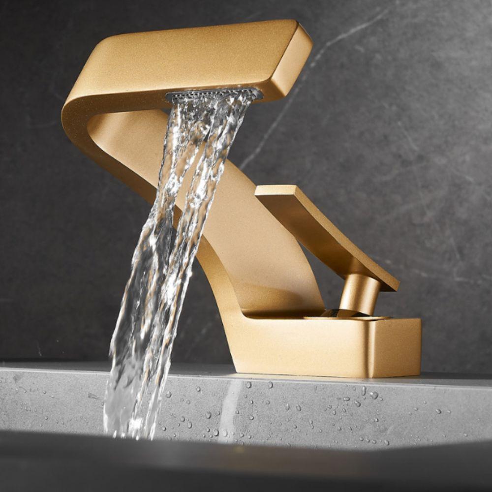 Black Chrome Basin Faucet Brushed Gold Mixer Tap Premium Quality Bathroom Sink Faucet Basin Sink