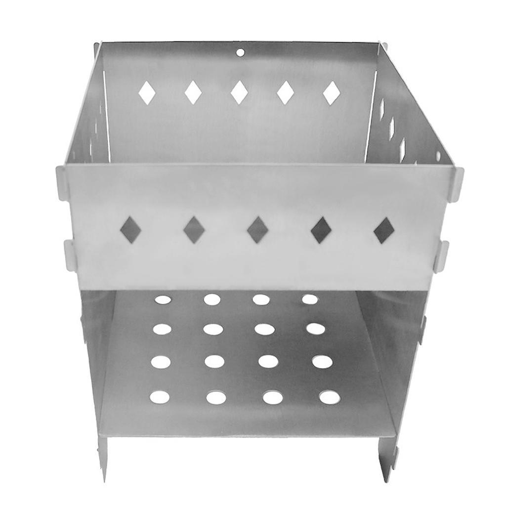 Outdoor Wood Burning Stove Portable Camp Fire Wood Stove Stainless