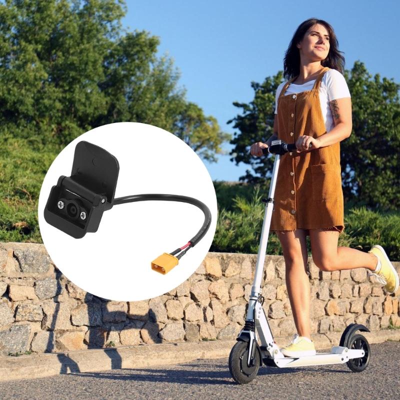 Electric Scooter Charging Interface Component Socket Plug Connecting Charging Port Kickscooter Parts Easy To Install