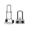 Hand-Pulled Folding Cart: Portable Luggage, Shopping & Cargo Hauler, Sturdy & Compact, Thickened for Heavy Loads.