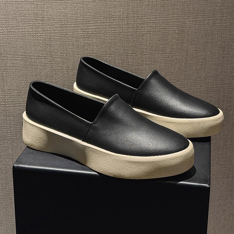 2026 Neue Herren Samt Mokassins Trendige Ein-Schritt-Schuh-Sets Fußkomfortschuhe Lässige Trendige Business-Kleiderschuhe