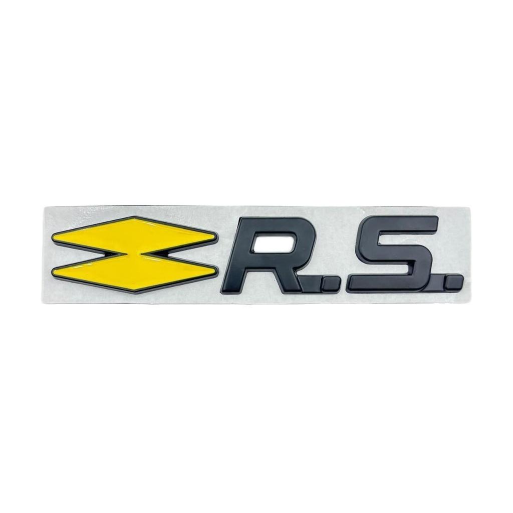 RS Car Emblem for Renault Sport Clio, Megane, Twingo - Decorative Sticker