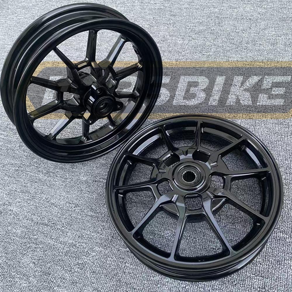 For Yamaha 100cc Wheels Hub 10*2.15 Inch Aluminum Alloy Front Back Wheels Rim For FORCE100 RSZ100 JOG100 CUXI100 Modified Parts
