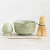 Chaksy Matcha Set, Japanese Tea Set Includes Matcha Bowl with Spout, Matcha Holder, Bamboo Matcha, and Bamboo Scoop