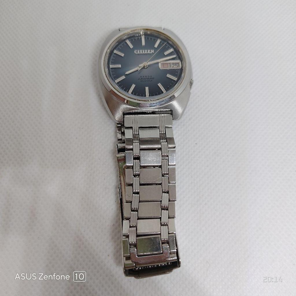 Used Citizen Leopard Automatic 24 jewels High Beat Blue Dial