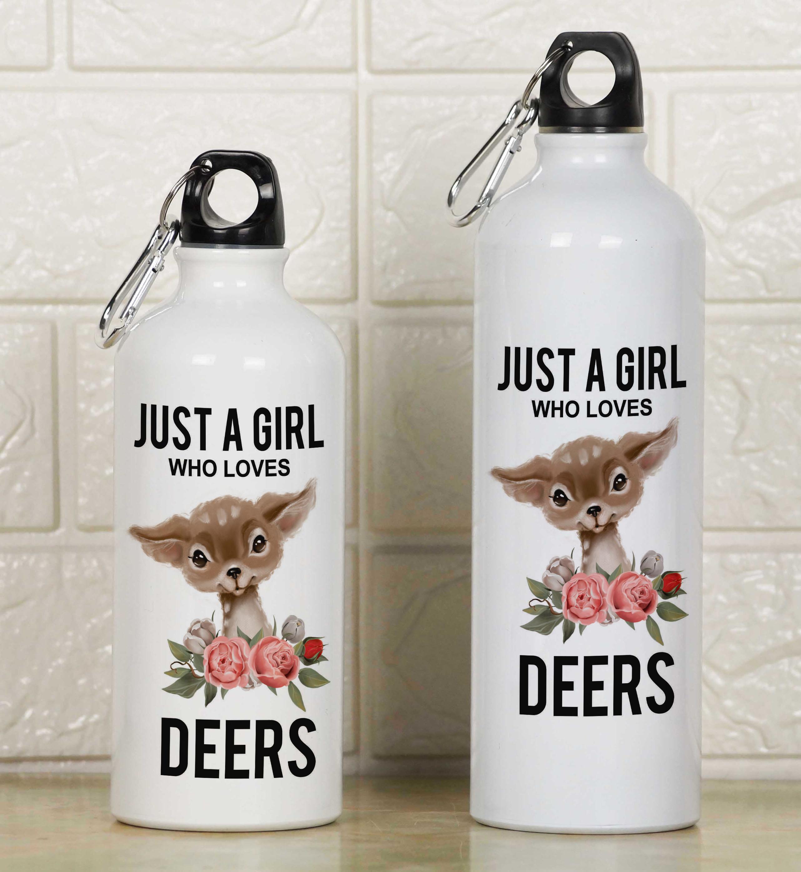 

Printtoo Travel Water Bottle You Should Turtly Drink More Water Print Aluminum Sport Bottle Kids 650ml/21.9oz білий