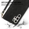 Wallet Multi-card Zipper Kickstand Magnetic Flip Leather Case For Samsung Galaxy S24 Ultra S23 FE S22 Plus A14 A15 A53 A54 A55