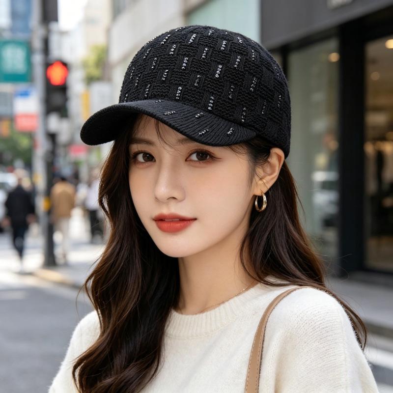Women's Breathable Mesh Duckbill Cap - Spring/Summer Sun Protection Hat