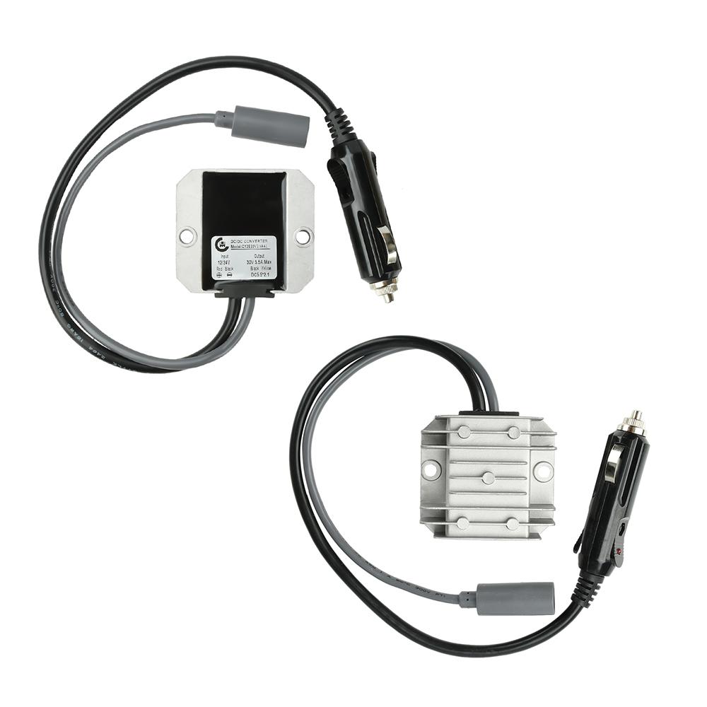 DC12V/24V to 30V 3.5A Mini DC Step-Up Converter with Cigarette Lighter Plug for RVs Boost Module