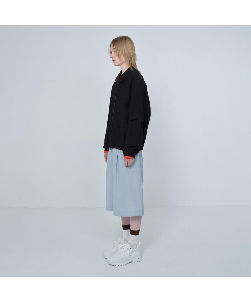 Customellow [Online Only] Black Crinkled Coach Jacket Cquam26212Bkx