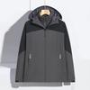Herren Dreifach-Atmungsaktive Winddichte Warme Bergsteigerjacke