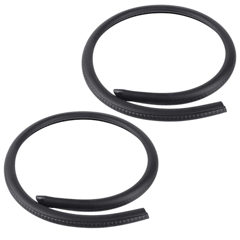 2Pcs Car Door Seal Strips Rubber Noise Reduction Trim Automotive Rubber Sealing Strips Set Suitable for Dashboard Space